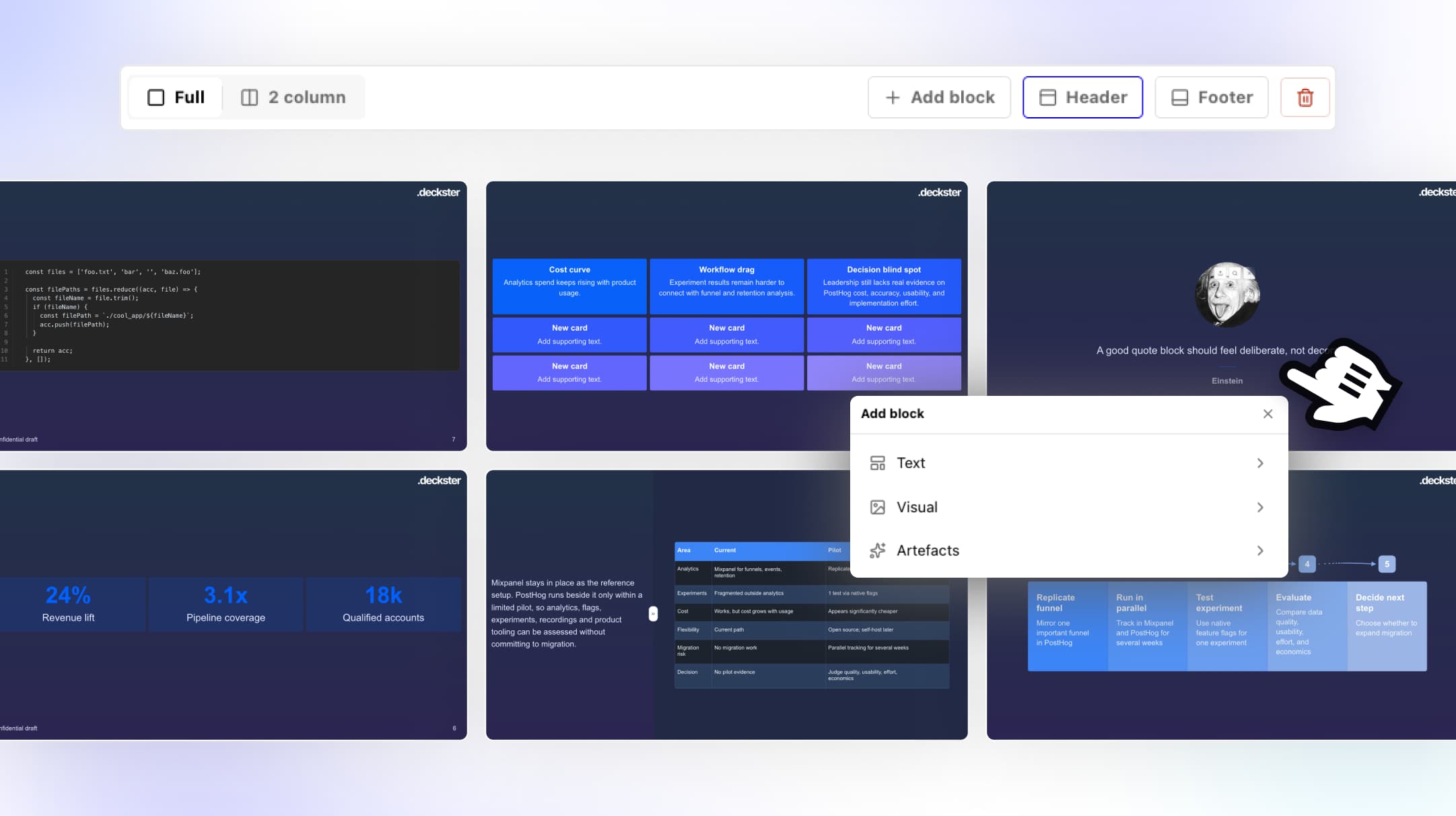 Affinez les slides et exportez placeholder